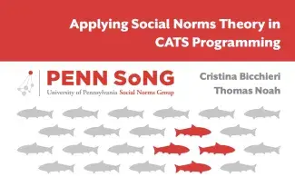 Unicef Applying Social Norms Theory in CATS Programming